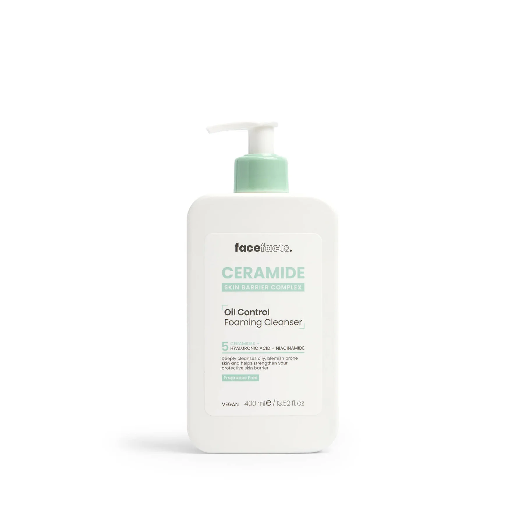 facefacts ceramide ( oil control foaming cleanser ) 400ml