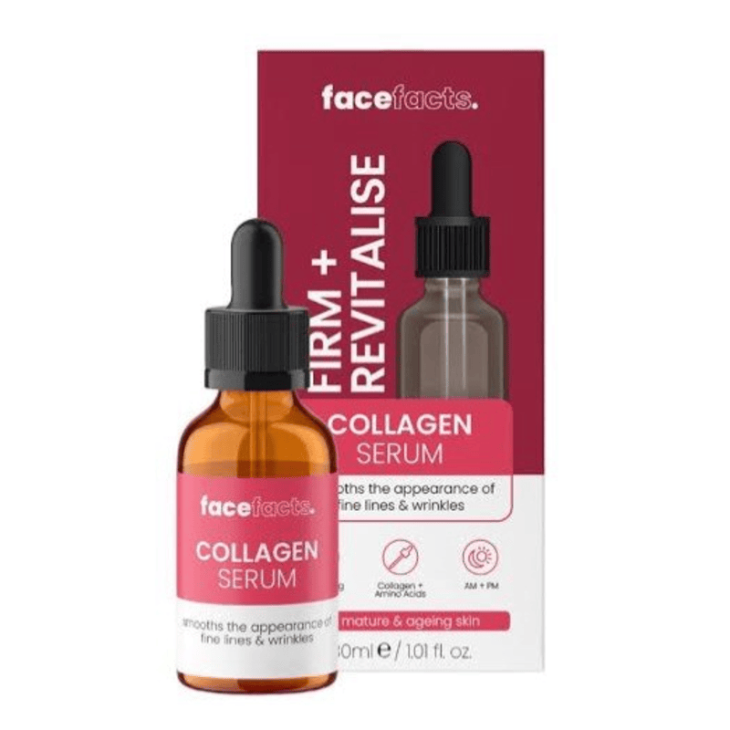 facefacts firm + revitalise (collagen serum) 30ml