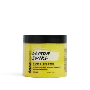 facefacts lemon swirl body butter scrub 400g