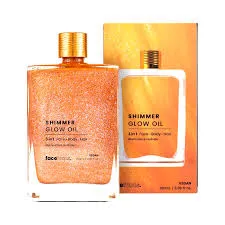facefacts shimmer glow oil 3in1 face body hair 50ml