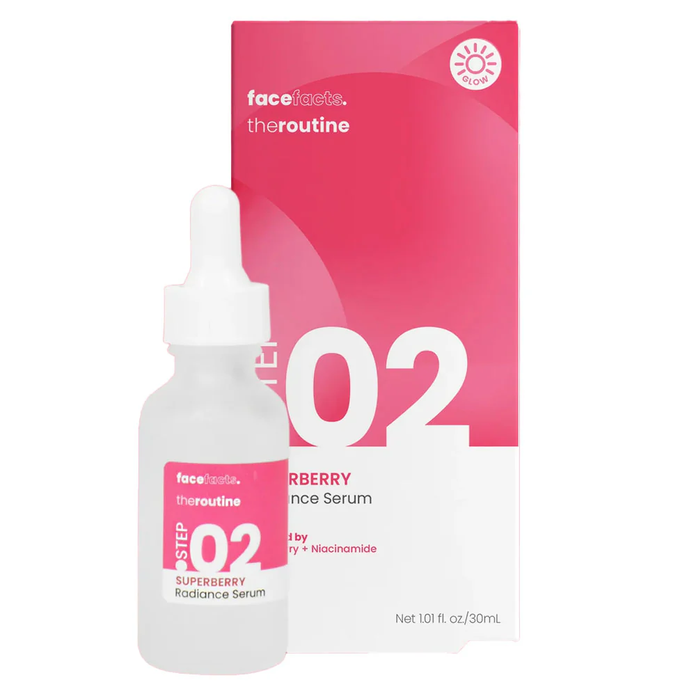 facefacts the routine step 02 superberry radiance serum 30ml