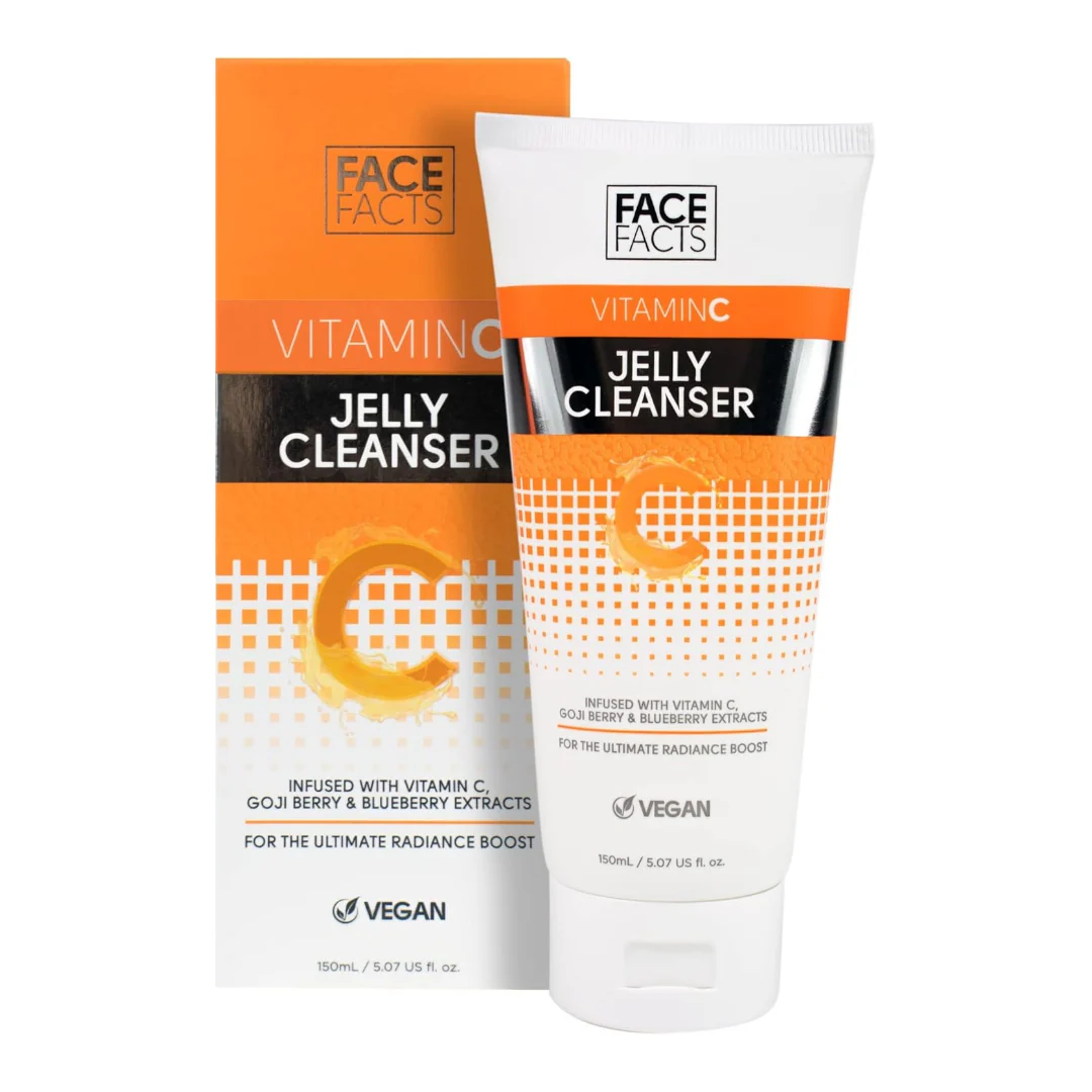 facefacts vitamin c brightening jelly cleanser 150ml
