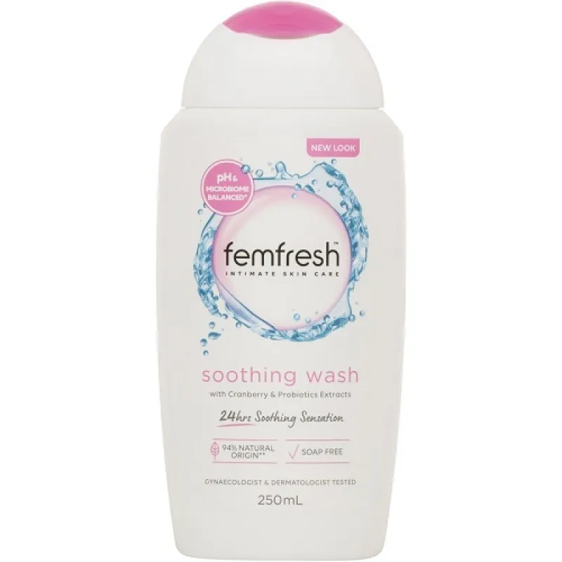 femfresh soothing wash 250ml
