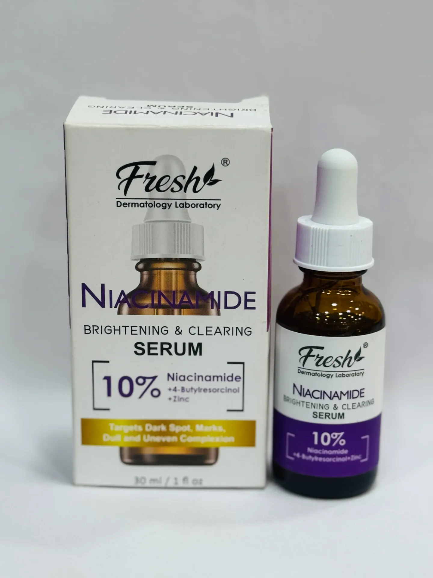 fresh niacinamide brightening & clearing serum 30ml