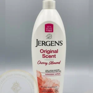 jergens [ original scent ] cherry almond | dry skin moisturizer 26.5fl oz ( 783ml )