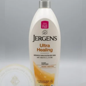jergens [ ultra healing ] repairs & heals extra dry skin | 48 hour moisturizer | extra dry skin moisturizer 26.5fl oz ( 783ml )