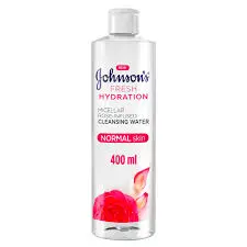 johnson's fresh hydration micellar rose infused water cleansing 400ml