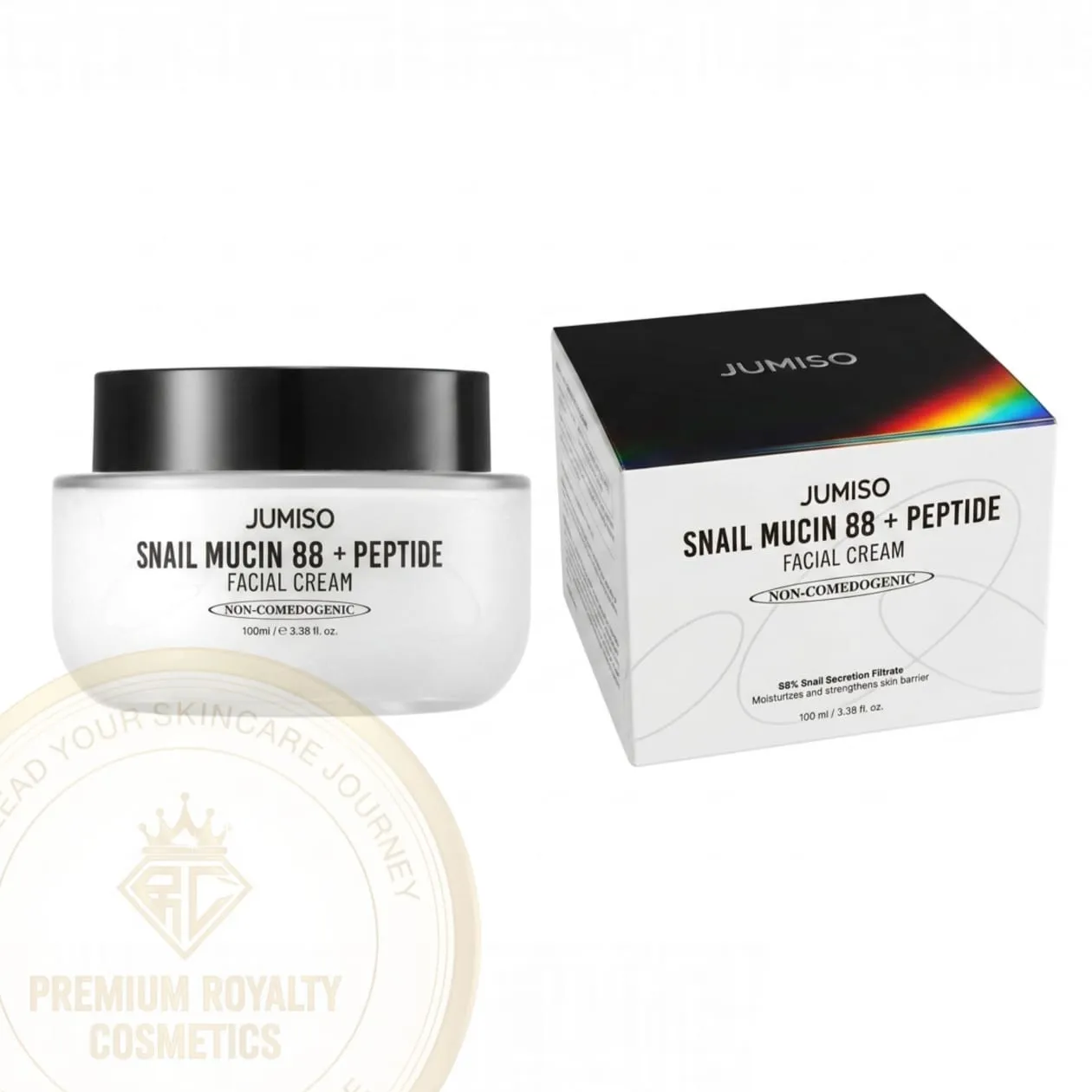 jumiso snail mucin 88+peptide facial cream 100ml