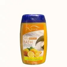 kuu spa hya & vitamin c salt scrub bath