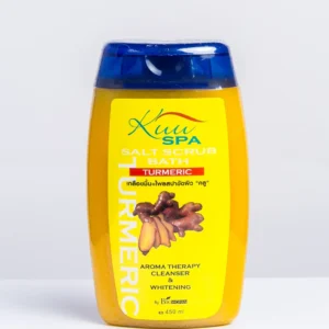 kuu spa salt scrub bath ( turmeric ) 450ml
