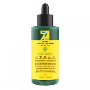 may island 7 days secret centella cica serum 50ml [ 200,000 ppm centella asiatica and aha/bha/pha for exfoliation, best suited for oily or acne prone skin types ]