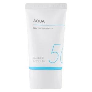 missha aqua sunscreen spf 50+ pa++++ gel 50ml
