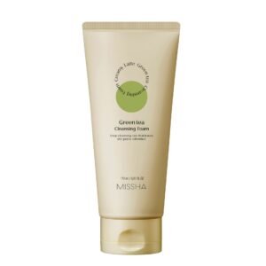 missha green tea cleansing foam (172ml)