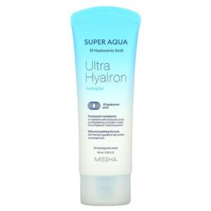 missha super aqua 10 hyaluronic acidultra hyalron ( peeling gel ) 100ml