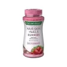 nature's bounty 2,500mcg hair,skin & nails gummies 80g