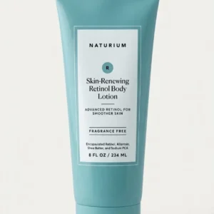 naturium [ skin renewing retinol body lotion ] | advanced retinol for smoother skin | fragrance free ( 234ml )