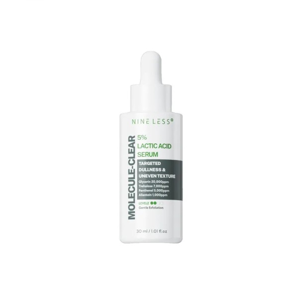 nineless molecule clear 5% lactic acid serum 30ml