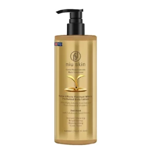 niu skin extra plant extracts more luminous body lotion (oud wood) 480ml