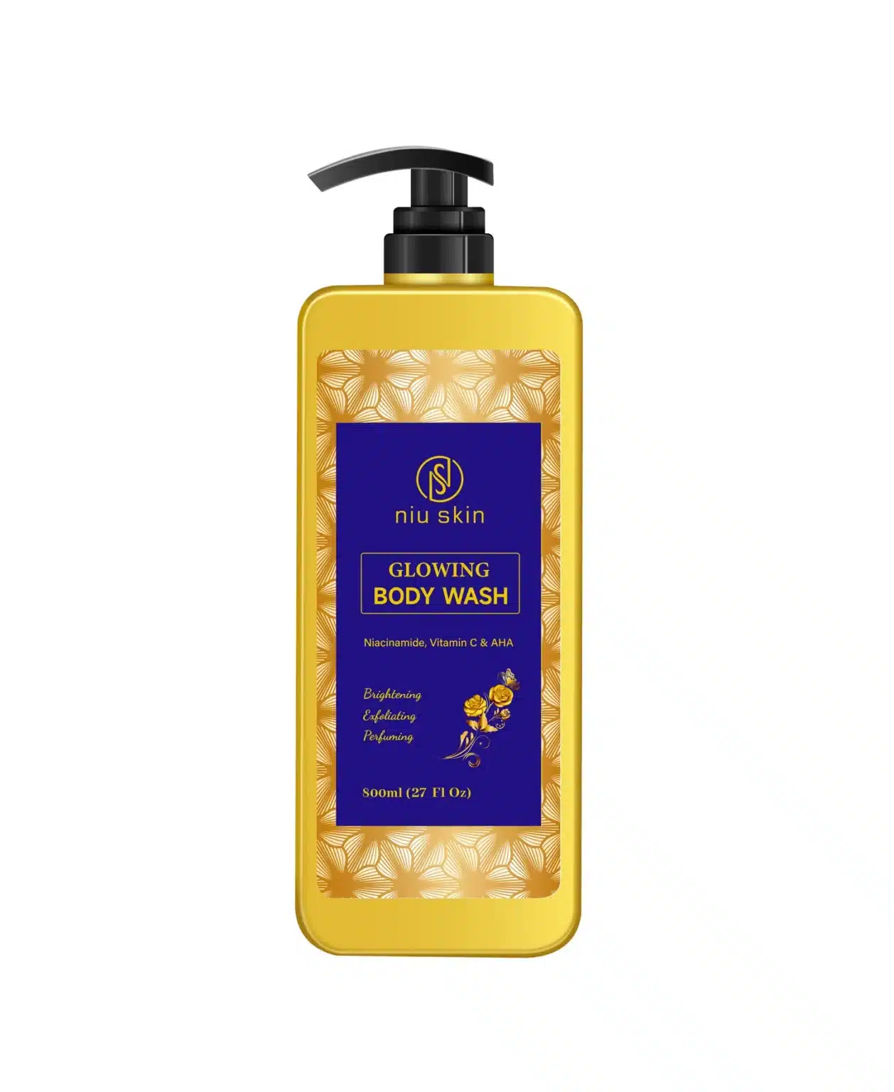 niu skin glowing body wash 800ml