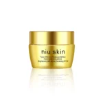 niu skin total effects platinum white face essence cream 50ml ( gold )