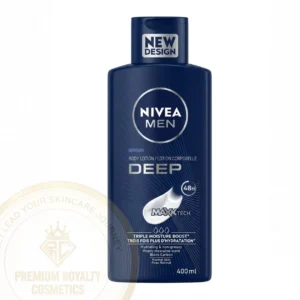 nivea men deep 48h maxx tech body lotion 400ml