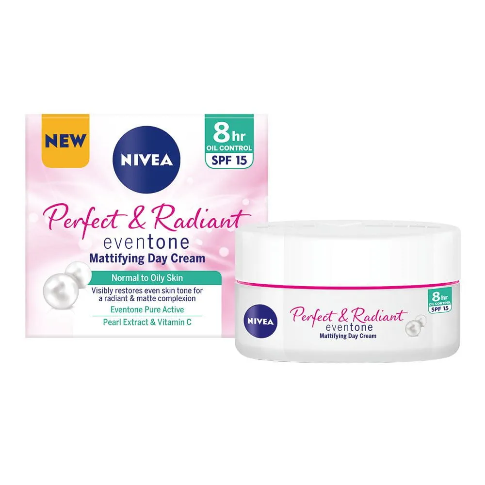 nivea perfect & radiant eventone mattifying day cream 50ml