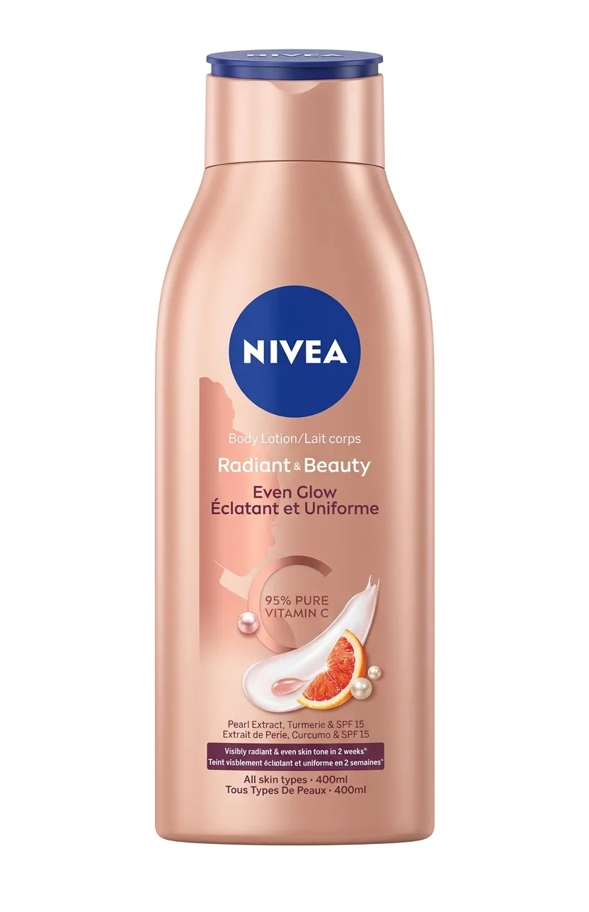nivea radiant & beauty ( even glow vitamin c ) body lotion 400ml