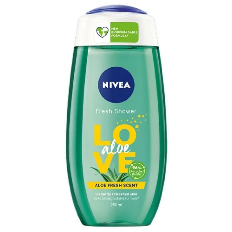 nivea shower aloe love body wash 500ml