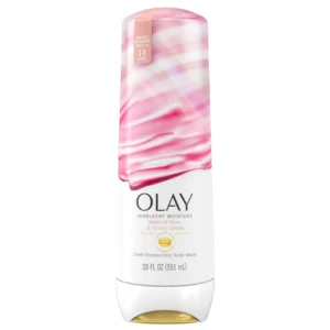 olay indulgent moisture notes of rose &cherry creme 591ml