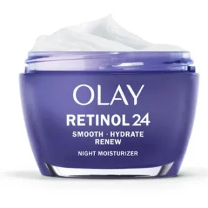 olay retinol 24 smooth+renew hydrate night moisturizer 48g