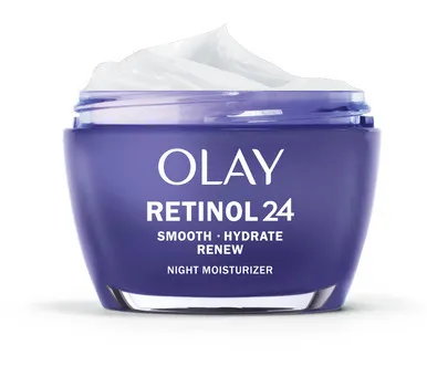 olay retinol 24 smooth+renew hydrate night moisturizer 48g