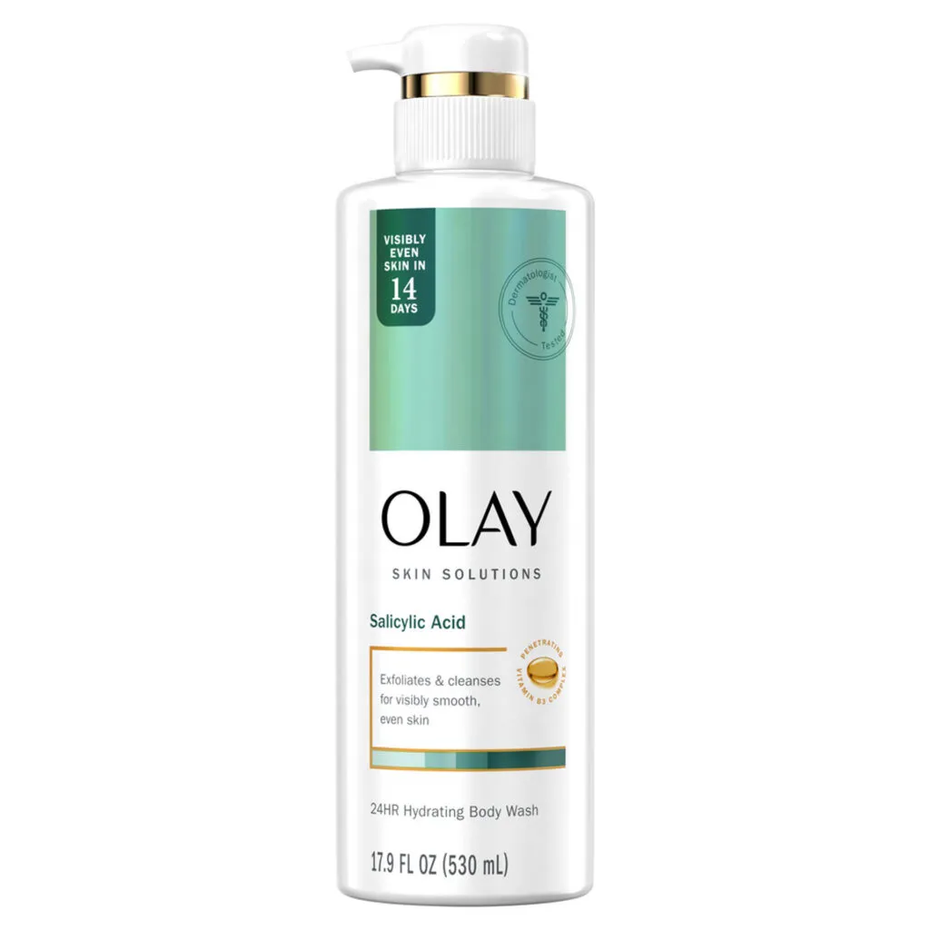 olay skin solution ( salicylic ) acid 24hrs hydrating body wash 530ml