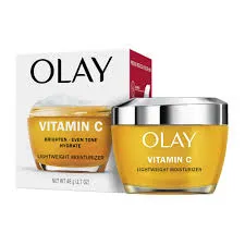 olay vitamin c brighten. even tone hydrate lightweight moisturizer (48g)