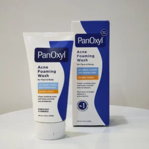 panoxyl acne foaming wash for face & body 10% benzoyl peroxide acne treatment wash 156g