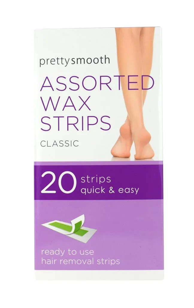 pretty smooth pretty smooth assorted wax strips classic