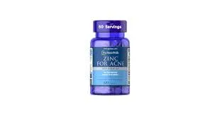 puritan's pride zinc for acne 500mg immune support & clear skin supplement