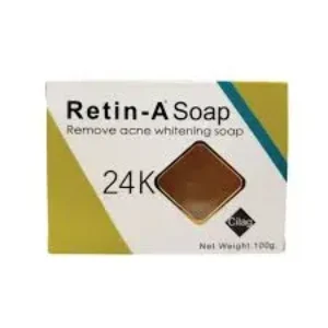 retin a remove acne whitening soap 24k 100g