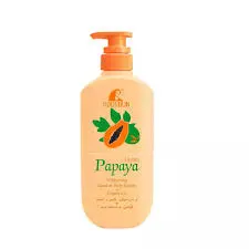 roushun extract papaya whitening hand & body lotion +vitamin e 500ml