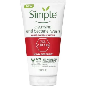 simple cleansing antibacterial wash 150ml