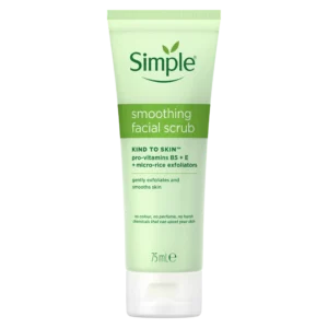 simple smoothing facial scrub 75ml