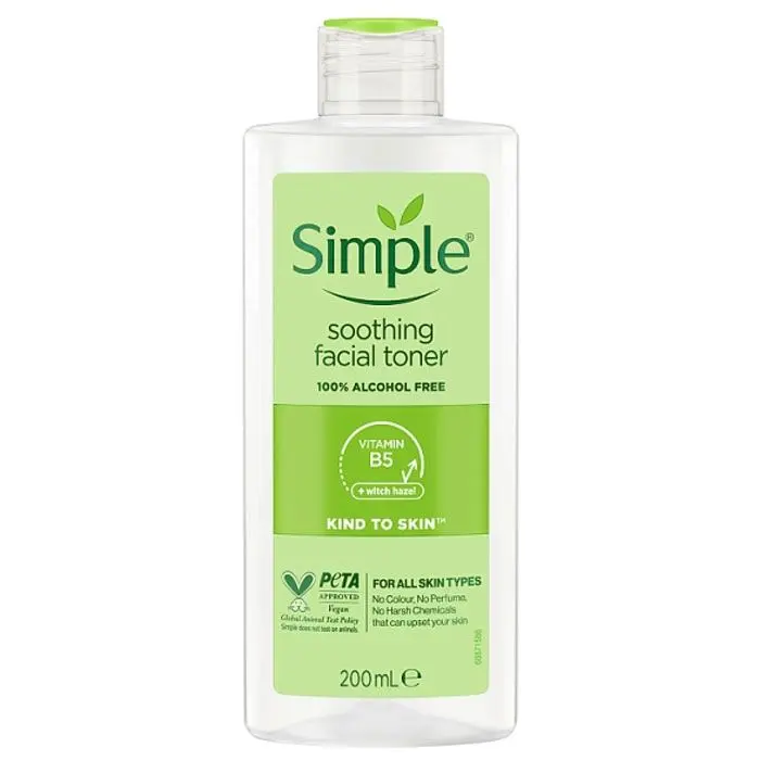 simple soothing facial toner 200ml
