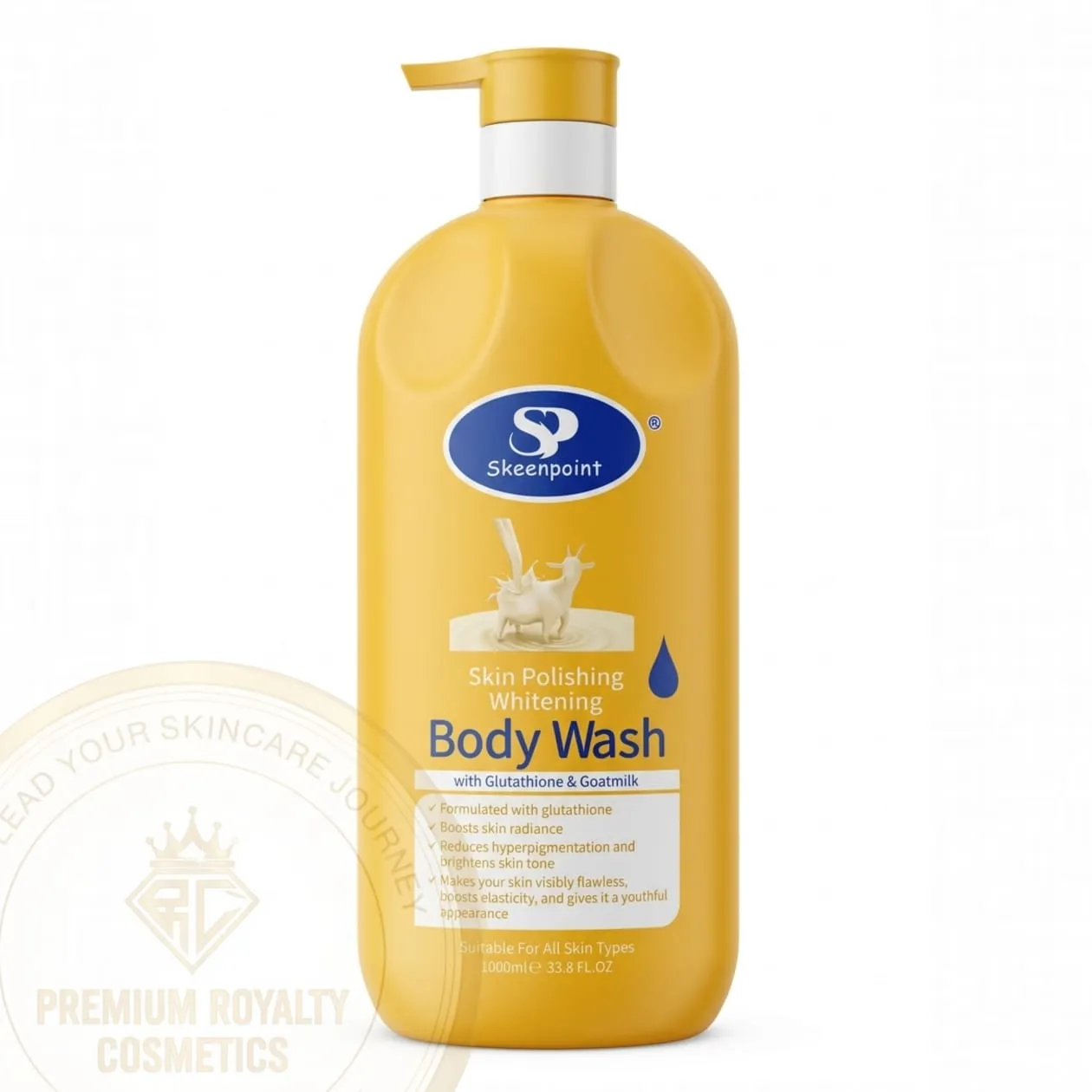 skeen point ( skin polishing whitening ) body wash 1000ml