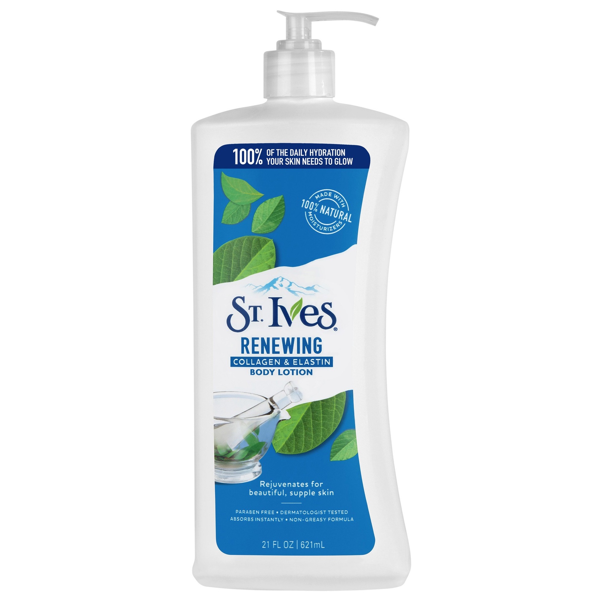 st ives renewing body lotion with collagen & elastin 621ml