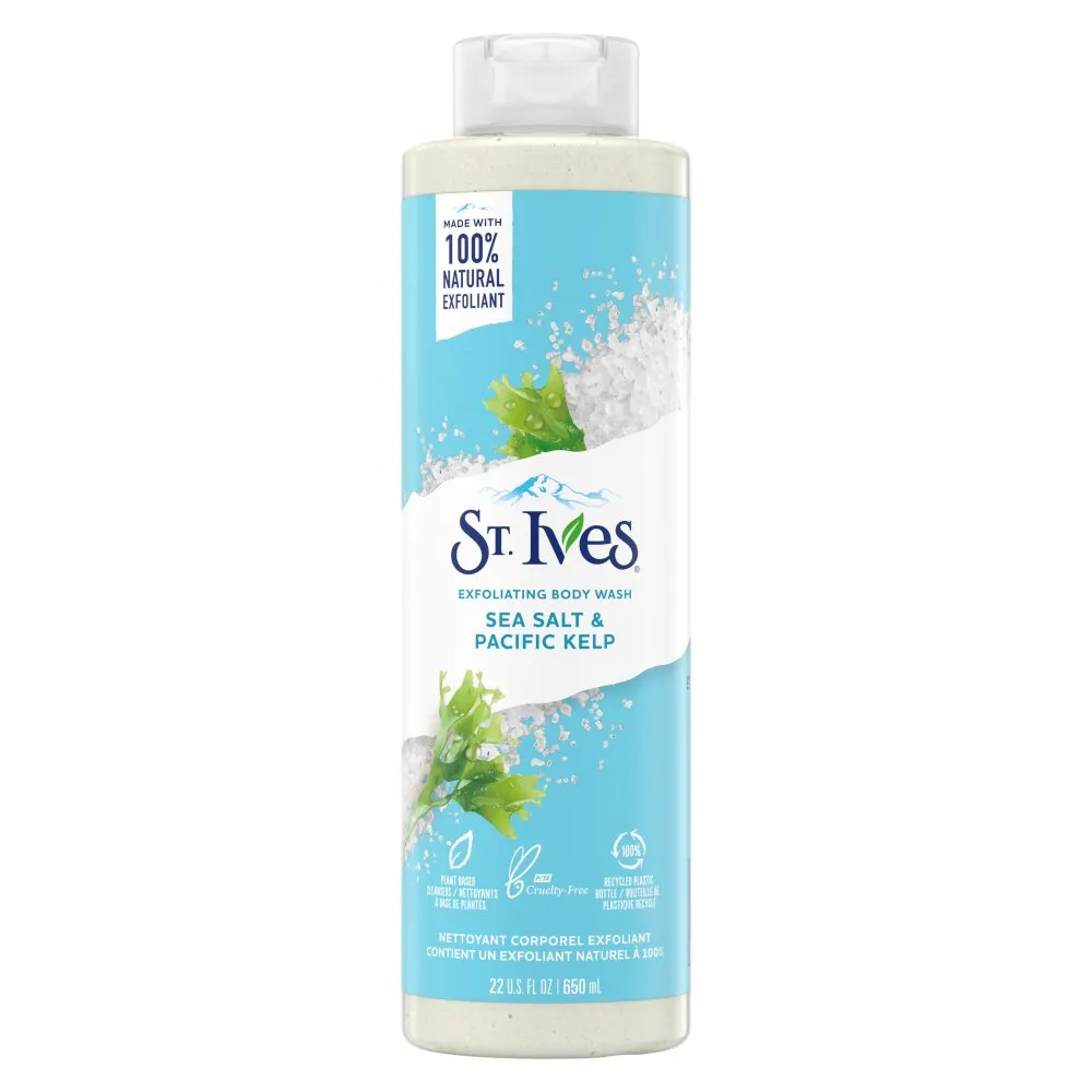 st ives sea salt & pacific help body wash 650ml