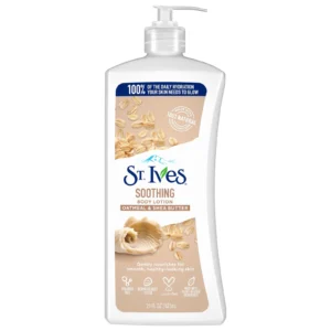st ives soothing body lotion with oatmeal & shea butter 621ml