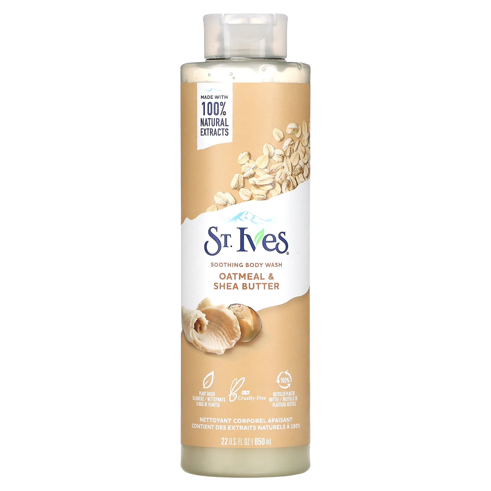 st ives soothing oat meal and shea butter body wash