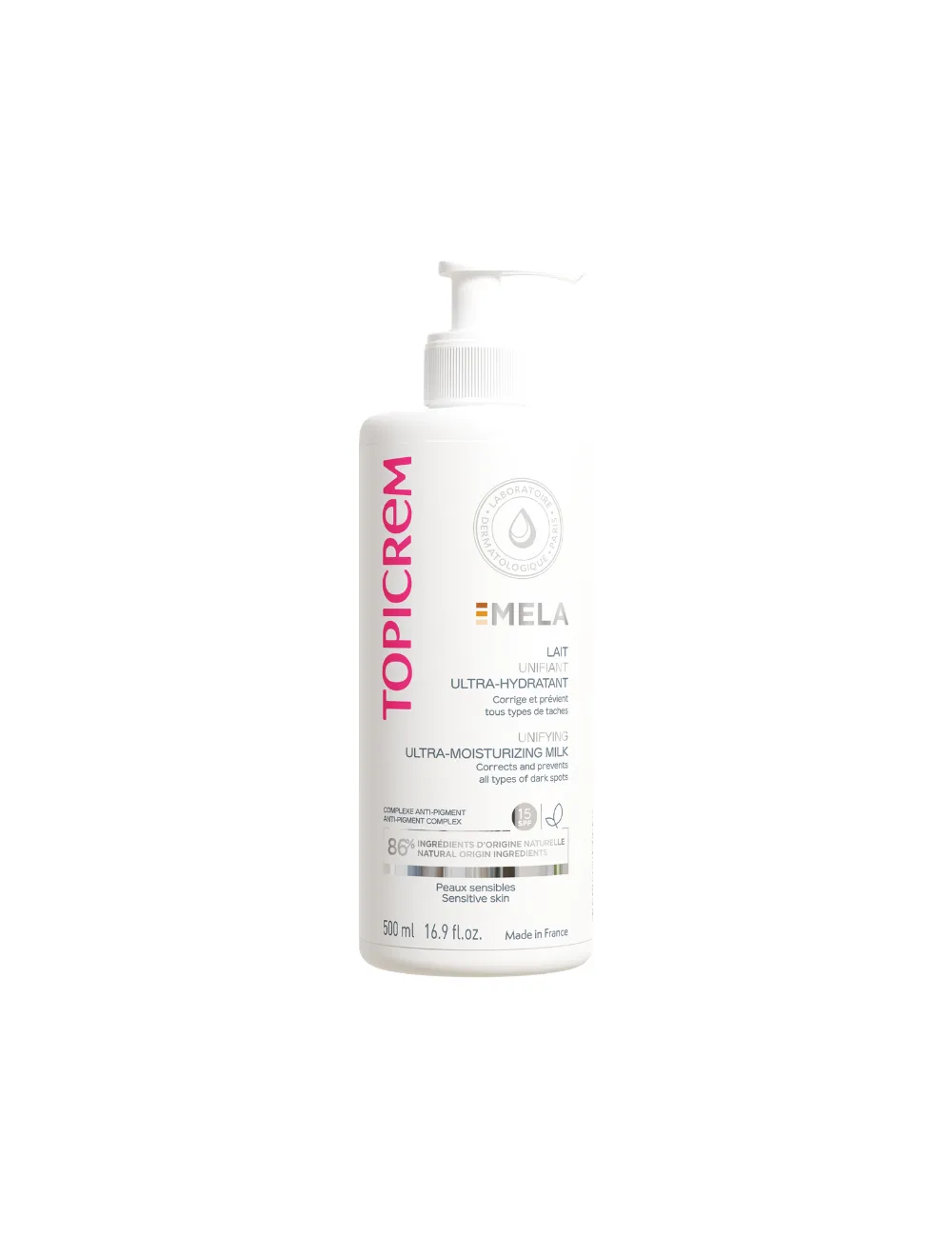 topicrem mela unifying ultra moisturizing milk 500ml 16.9fl.oz