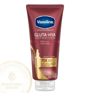 vaseline gluta hya serum burst lotion pro age restore ( 290ml )