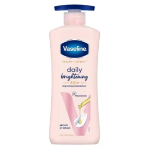 vaseline healthy bright daily brightening ( 48hr ) serum in lotion [ long lasting moisturization ] 600ml