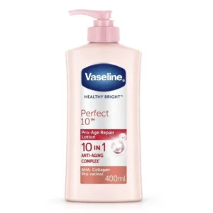 vaseline healthy bright perfect 10 tm ( pro age repair lotion ) 400ml